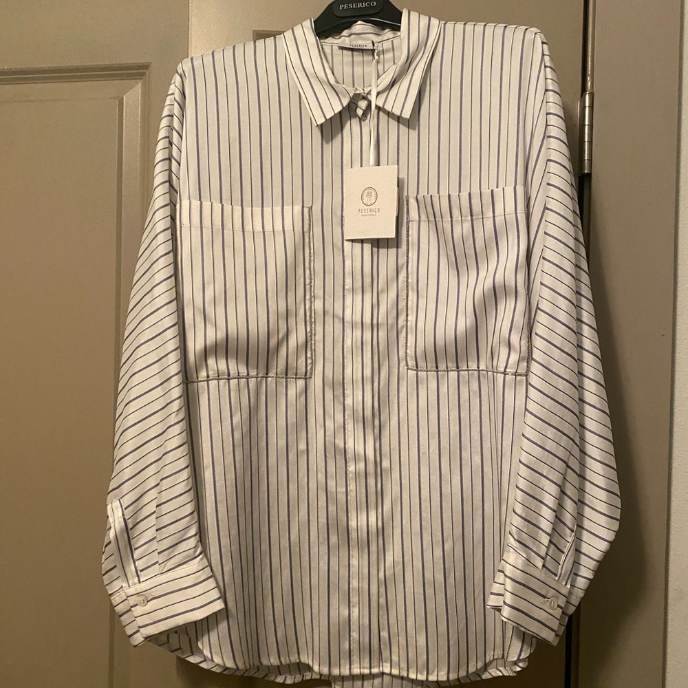 Peserico silk-blend blouse